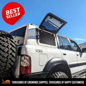 Gullwing Window – Nissan Patrol Y61 GU LWB (1997-2015) – Emuwing